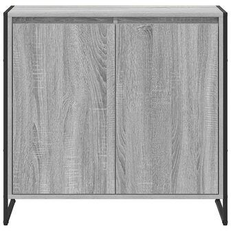 Bijzetkast Grijs Sonoma 79 x 36 x 75 cm Bewerkt hout 6