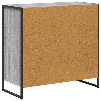 Bijzetkast Grijs Sonoma 79 x 36 x 75 cm Bewerkt hout 8