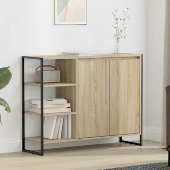 Bijzetkast Sonoma 96.5 x 30 x 75 cm Bewerkt hout 1
