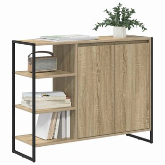 Bijzetkast Sonoma 96.5 x 30 x 75 cm Bewerkt hout 3