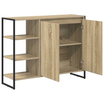 Bijzetkast Sonoma 96.5 x 30 x 75 cm Bewerkt hout 5