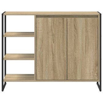 Bijzetkast Sonoma 96.5 x 30 x 75 cm Bewerkt hout 6