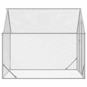 Kippenhok Zilver 200x170x177cm Gegalvaniseerd staal 5