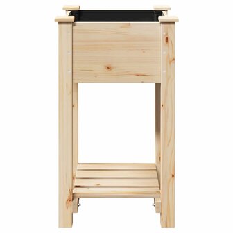 Tuin Bloempot Beige 45 x 45 x 76,5 cm Massief Vurenhout 6