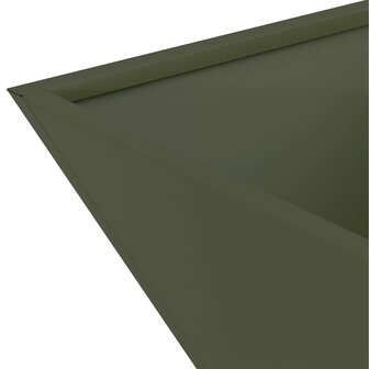 Tuin Bloempot Olijf Groen 35 x 35 x 15 cm Koudgewalst staal 9