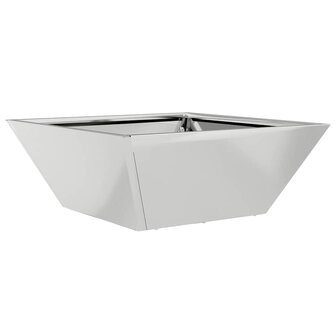 Tuin Bloempot Zilver 40 x 40 x 15 cm Gegalvaniseerd staal 2