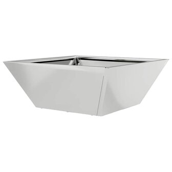 Tuin Bloempot Zilver 40 x 40 x 15 cm Gegalvaniseerd staal 7
