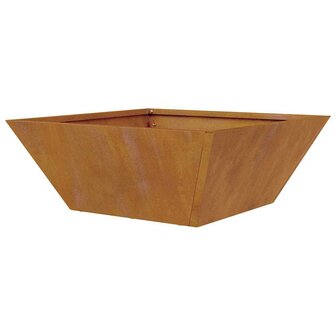 Tuin Bloempot Roestig 40 x 40 x 15 cm Cortenstaal 8
