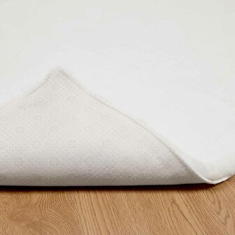 Nep Konijnenbont Tapijt Olite Wit 60 x 110 cm Polyester 8