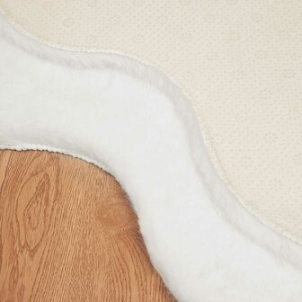 Nep Konijnenbont Tapijt Olite Wit 60 x 90 cm Polyester 8