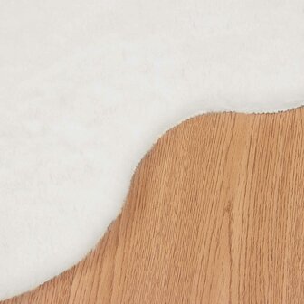 Nep Konijnenbont Tapijt Olite Wit 60 x 90 cm Polyester 9