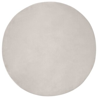 Nep Konijnenbont Tapijt Olite Beige &Oslash; 100 cm Polyester 5