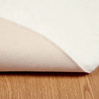 Nep Konijnenbont Tapijt Olite Cr&egrave;me &Oslash; 100 cm Polyester 8