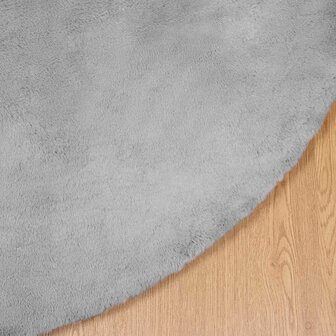 Nep Konijnenbont Tapijt Olite Grijs &Oslash; 100 cm Polyester 7