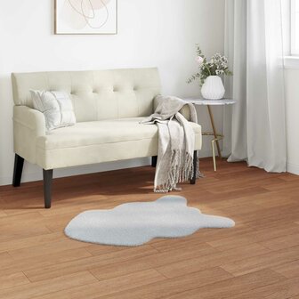 Nep Konijnenbont Tapijt Olite Grijs 50 x 80 cm Polyester 1