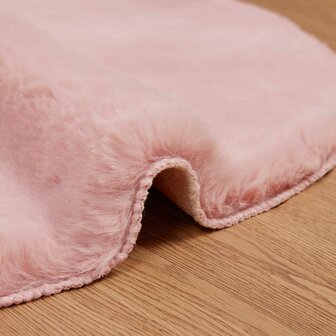 Nep Konijnenbont Tapijt Olite Roze 60 x 90 cm Polyester 5