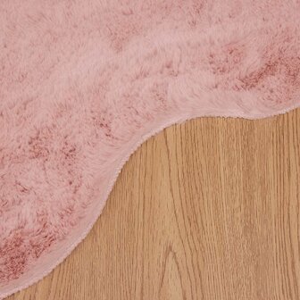 Nep Konijnenbont Tapijt Olite Roze 60 x 90 cm Polyester 9