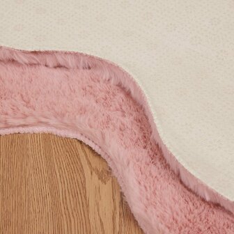 Nep Konijnenbont Tapijt Olite Roze 80 x 120 cm Polyester 7