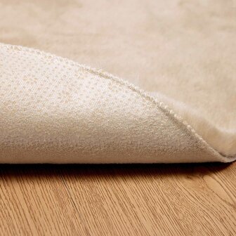 Nep Konijnenbont Tapijt Olite Taupe &Oslash; 80 cm Polyester 8