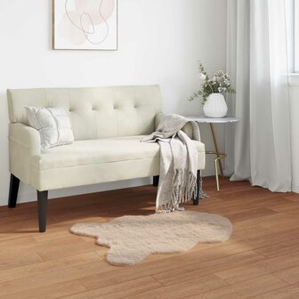 Nep Konijnenbont Tapijt Olite Taupe 50 x 80 cm Polyester 1