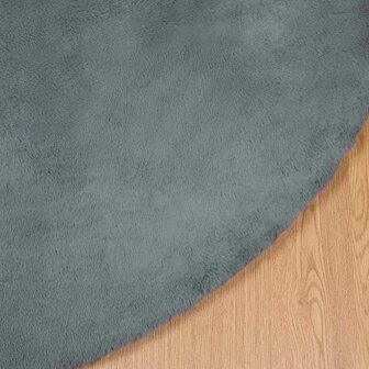 Nep Konijnenbont Tapijt Olite Antraciet &Oslash; 100 cm Polyester 7