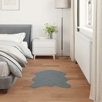Nep Konijnenbont Tapijt Olite Antraciet 60 x 90 cm Polyester 4