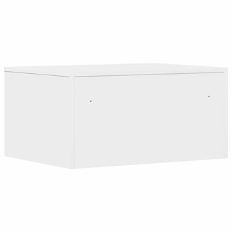 Aan de muur bevestigd bureau Wit 60 x 45 x 30 cm Bewerkt hout 7