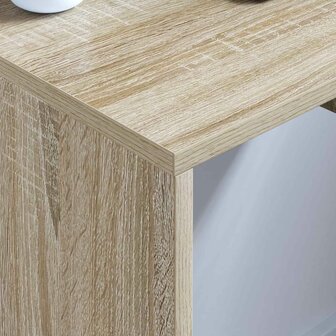 Aan de muur bevestigd bureau Sonoma Eiken 60 x 45 x 30 cm 4