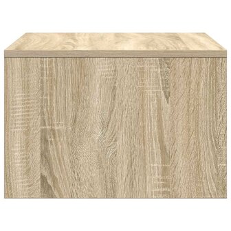 Aan de muur bevestigd bureau Sonoma Eiken 60 x 45 x 30 cm 6