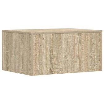 Aan de muur bevestigd bureau Sonoma Eiken 60 x 45 x 30 cm 7