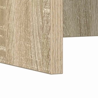 Aan de muur bevestigd bureau Sonoma Eiken 60 x 45 x 30 cm 9
