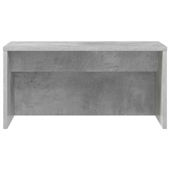 Aan de muur bevestigd bureau Beton Grijs 60 x 45 x 30 cm 5