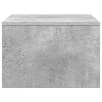 Aan de muur bevestigd bureau Beton Grijs 60 x 45 x 30 cm 6