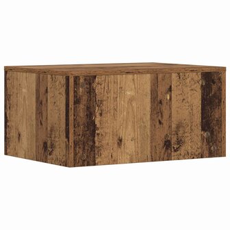Aan de muur bevestigd bureau Oud Hout 60 x 45 x 30 cm 7