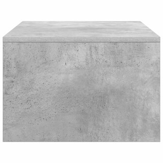 Aan de muur bevestigd bureau Beton Grijs 80 x 45 x 30 cm 6