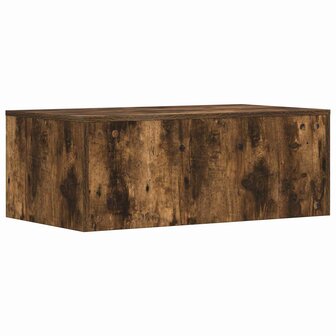 Aan de muur bevestigd bureau Gerookt eiken 80 x 45 x 30 cm 7