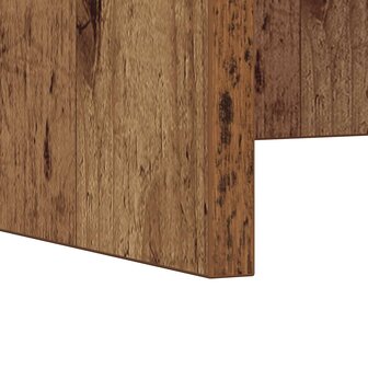 Aan de muur bevestigd bureau Oud Hout 80 x 45 x 30 cm 9