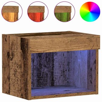 Tv-meubelset Oud Hout 40 x 30 x 30 cm Bewerkt hout 4
