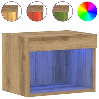 Tv-meubelset Artisan Eiken 40 x 30 x 30 cm Bewerkt hout 4