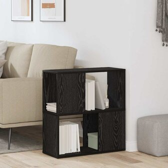 Tv-meubelset Wandgemonteerd Zwart 60 x 24 x 63 cm Bewerkt hout 1