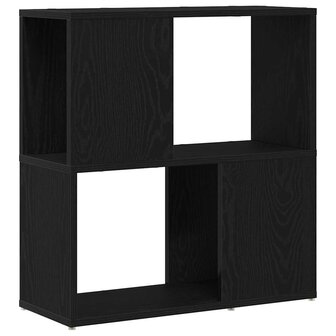 Tv-meubelset Wandgemonteerd Zwart 60 x 24 x 63 cm Bewerkt hout 2