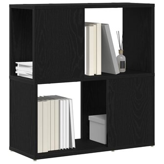 Tv-meubelset Wandgemonteerd Zwart 60 x 24 x 63 cm Bewerkt hout 3
