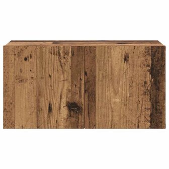 Tv-meubelset Wandgemonteerd Bruin 60 x 30 x 30 cm Bewerkt hout 6