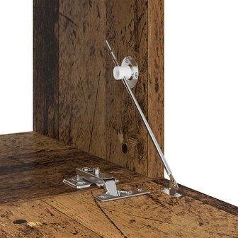 Tv-meubelset Wandgemonteerd Bruin 60 x 30 x 30 cm Bewerkt hout 9