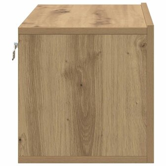 Tv-meubelset Wandgemonteerd Bruin 60 x 30 x 30 cm Bewerkt hout 7