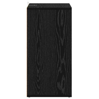 Schoenenkast met plank Zwart Eiken 60 x 35 x 70 cm Bewerkt hout 7