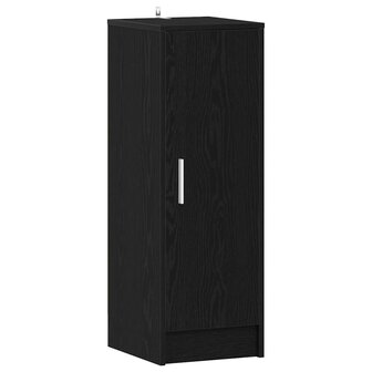 Schoenenkast met plank Zwart Eiken 32 x 35 x 92 cm Bewerkt hout 2