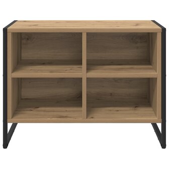 Schoenenkast Ambachtelijk eiken 60 x 35 x 44 cm Bewerkt hout 5