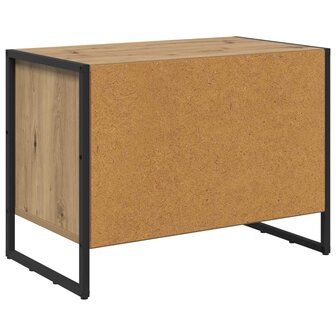 Schoenenkast Ambachtelijk eiken 60 x 35 x 44 cm Bewerkt hout 7