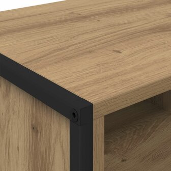 Schoenenkast Ambachtelijk eiken 60 x 35 x 44 cm Bewerkt hout 8